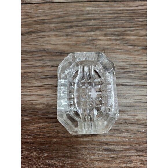 Lot Of 6 Antique Etched Glass Salt‎ Cellars - Picture 4 of 4